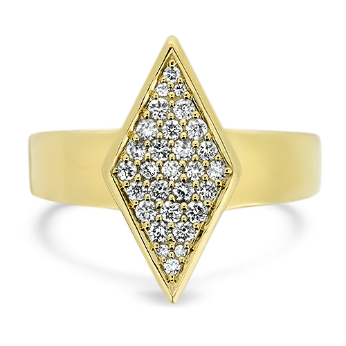 Diamond Shaped Fashion Ring