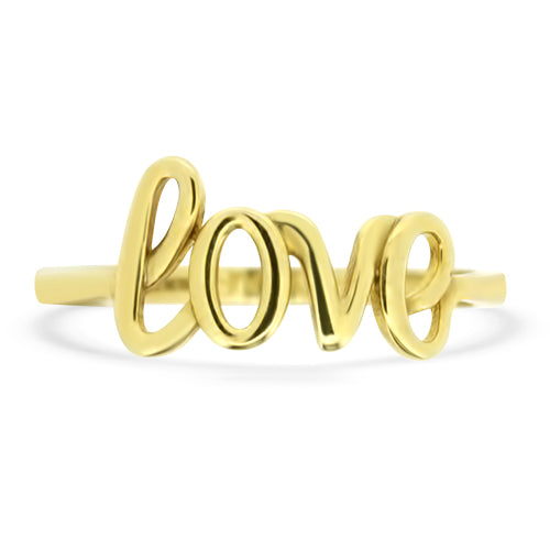 Yellow Gold Love Ring