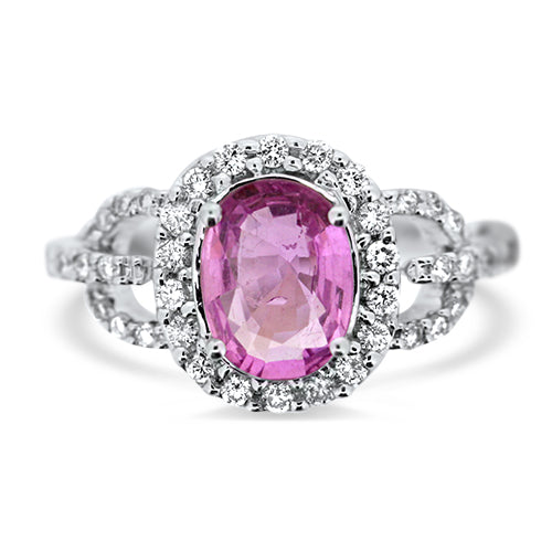 Incredible hot Pink Sapphire Ring