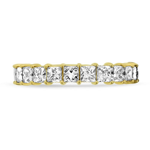 Princess Cut Diamond Band