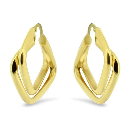 Yellow Gold Fashion Hoop