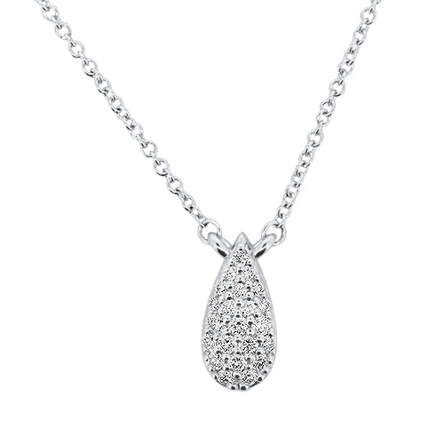 White Gold Diamond Pendant