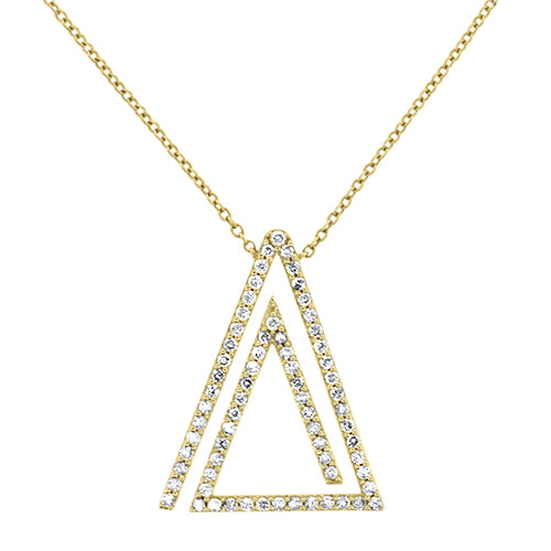 Geometric Diamond Necklace