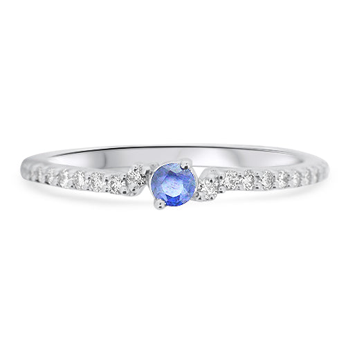 Sapphire & Diamond Ring