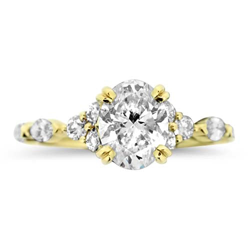 Oval Diamond Engagement Ring